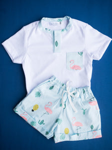 Minty Summer Boy's Outfit