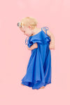 Soleil Girl Dress in Powder Blue